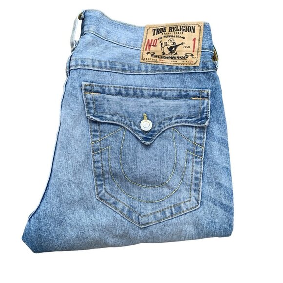 Vintage True Religion Jeans Size 36 RICKY Blue - Picture 3 of 7